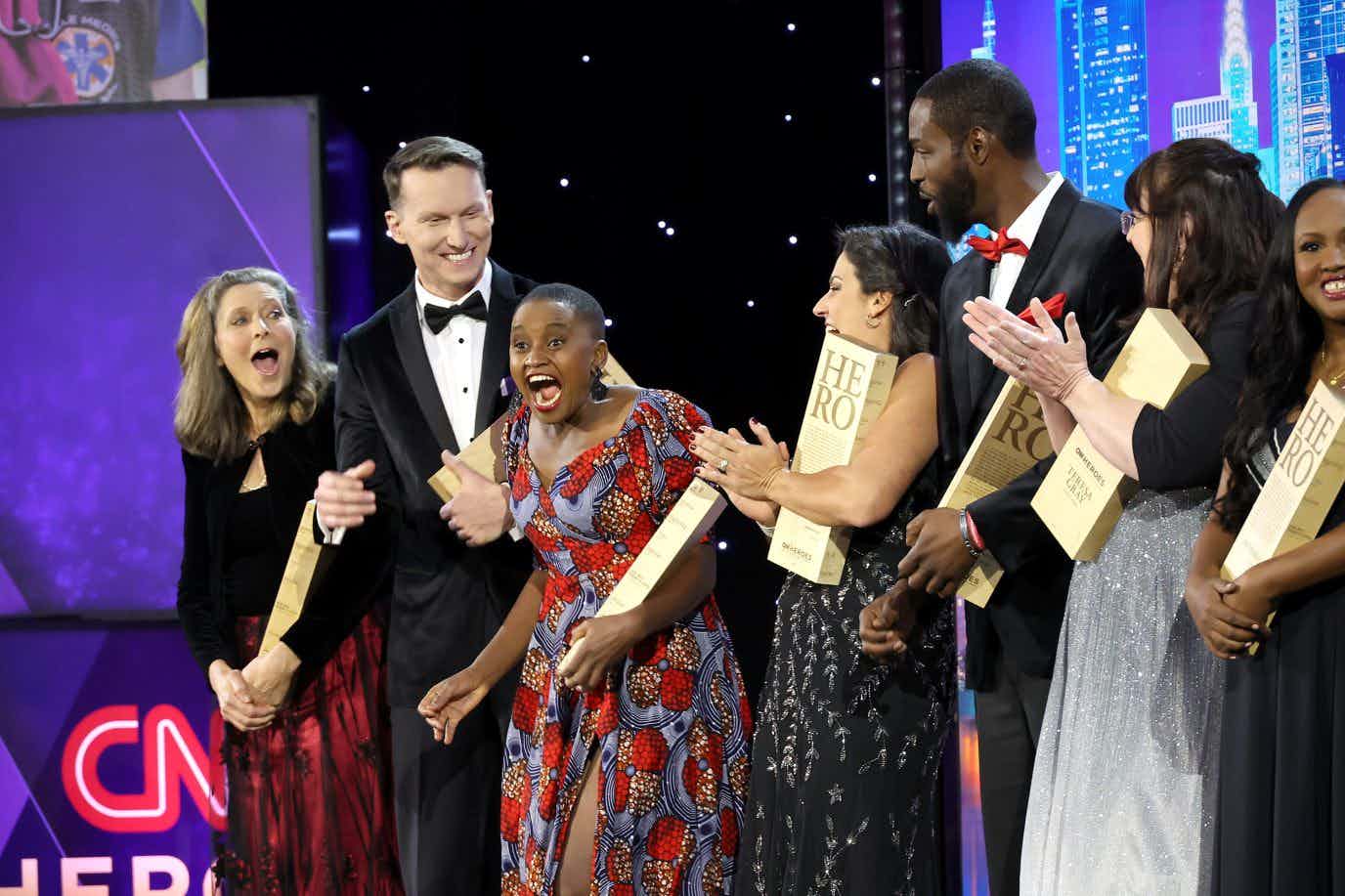 The moment Nelly Cheboi found out she was the CNN Hero of the year