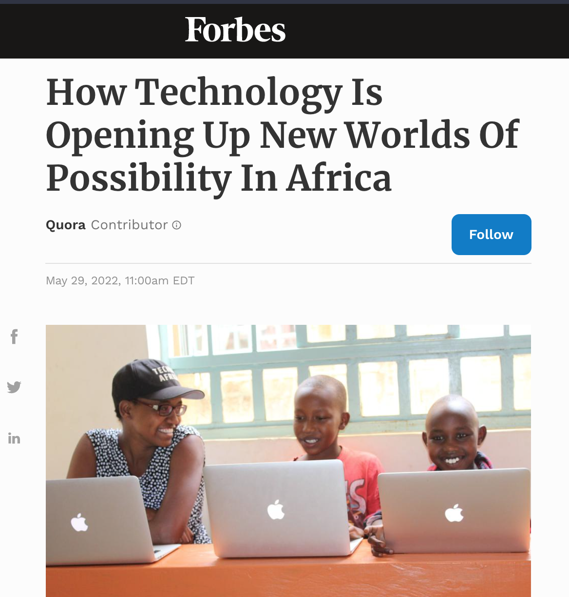 Nelly Quora answer featured on Forbes