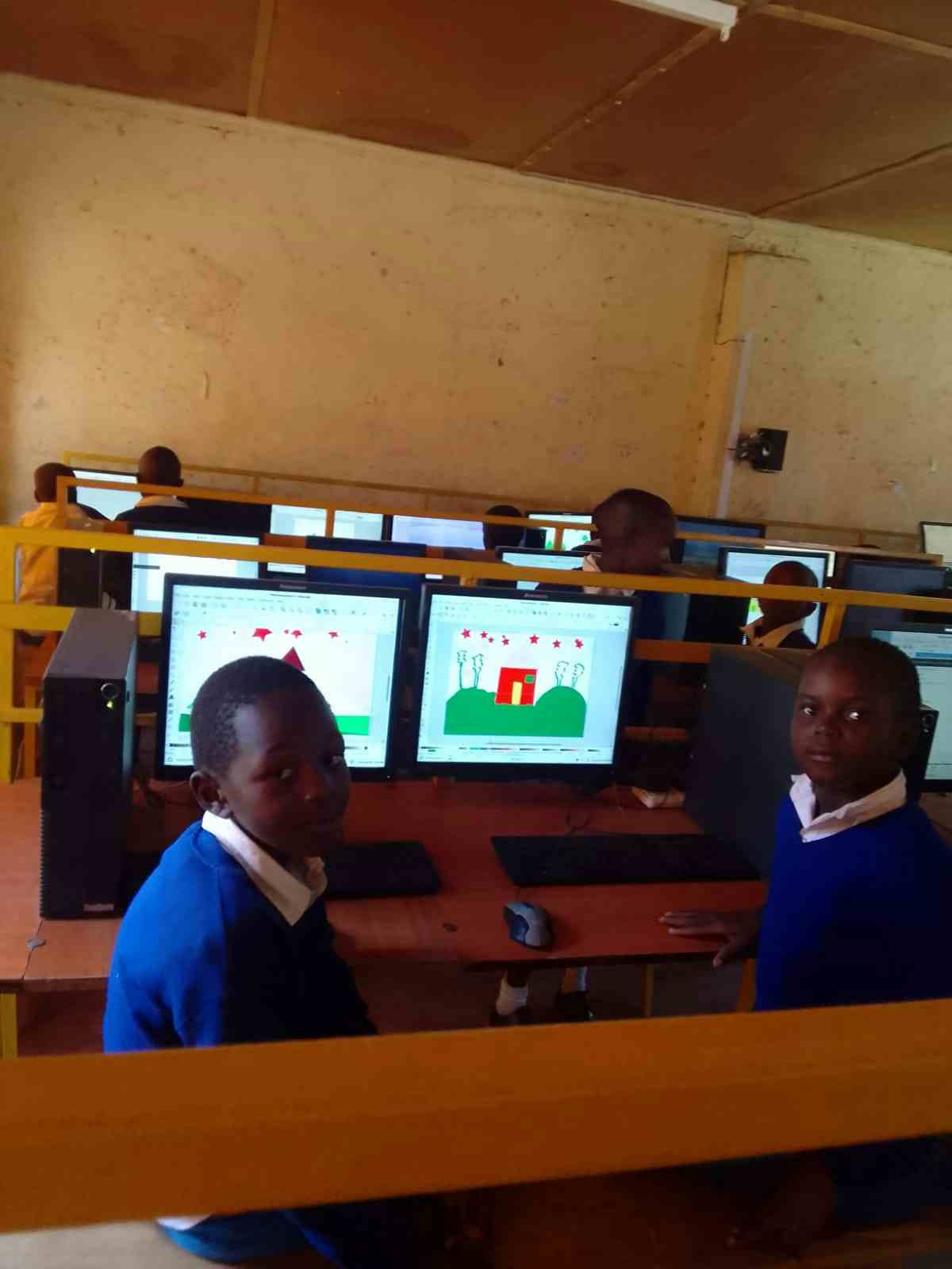 Mogotio Primary School Upper Classes Using Computers